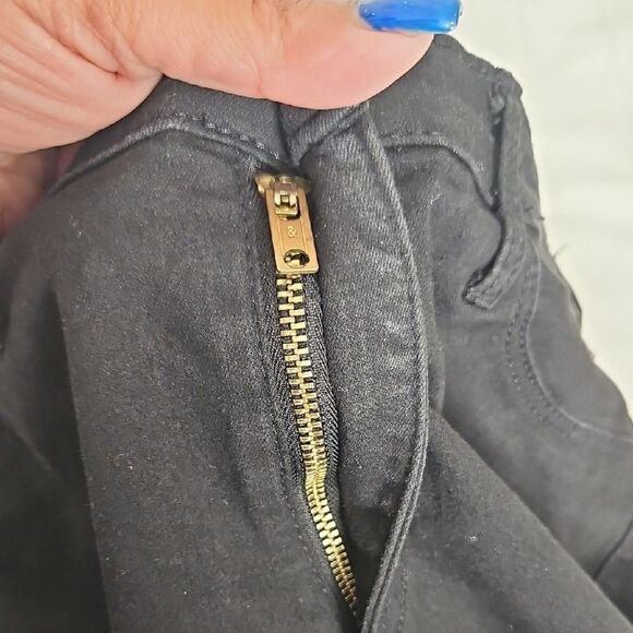 Black Skinny Fit Coupe Moulante & Denim - Picture 11 of 16